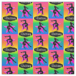 RAINBOW COLORED PERSONALIZED GYMNASTICS FABRIC