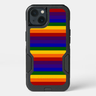 Rainbow Colored Stripes iPhone 13 Case