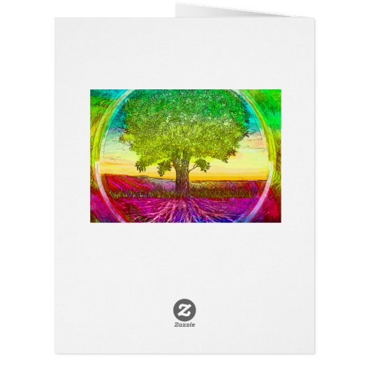 Rainbow Colored Tree of Life (Back)