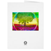 Rainbow Colored Tree of Life Cards (Back)