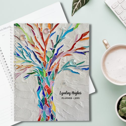 Rainbow Colored Tree of Life Planner