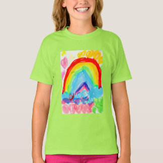 Rainbow colorful fun T-shirt for Teen
