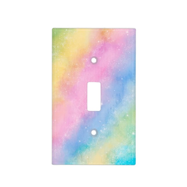 Rainbow, Colorful Light Switch Cover (Front)