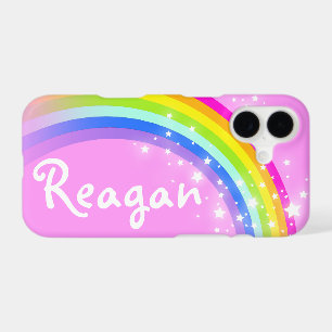 Rainbow colorful pink sky custom iPhone 17 case