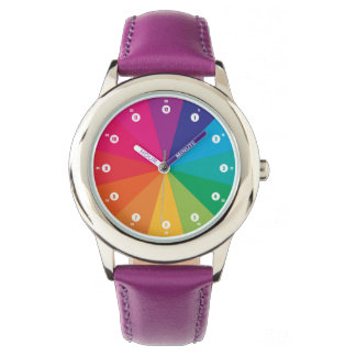 Rainbow Colorful Satt Bunt Tutor Watch