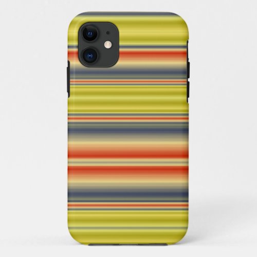 Rainbow Colorful Stripes Background 2 iPhone 11 Case