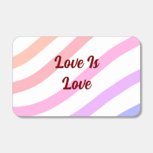 Rainbow colorful stripes pastel love is love pride matchboxes