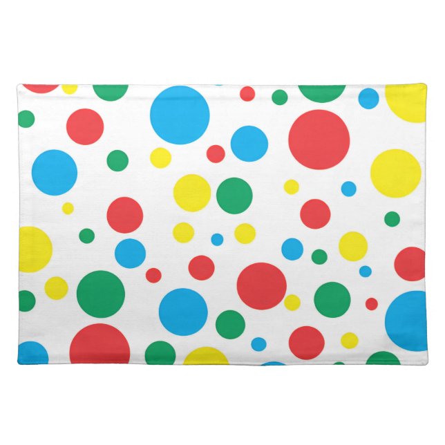 Rainbow Colorful Table Placemat (Front)