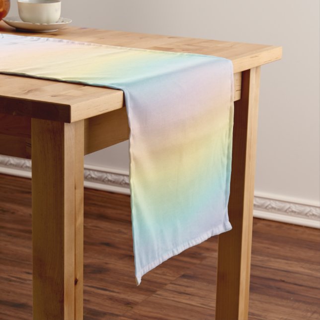 Rainbow Colorful Table Runner (In Situ)