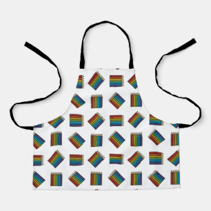 Rainbow Coloring Pencils Apron