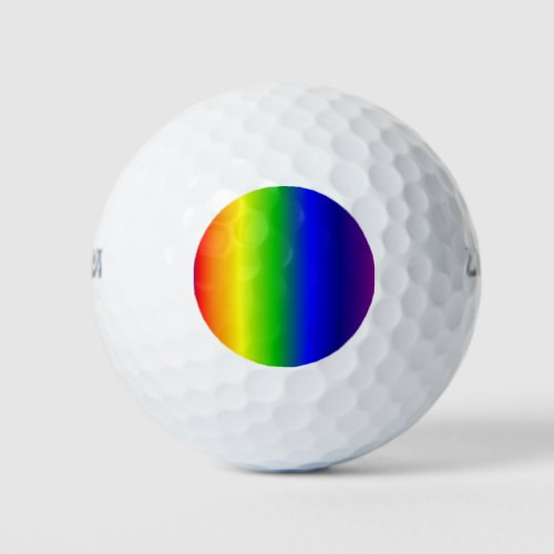 Rainbow Colors 12 Pack Golf Balls