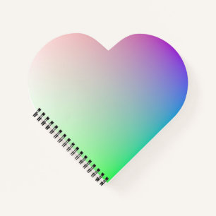 Rainbow Colors Abstract Art Notebook