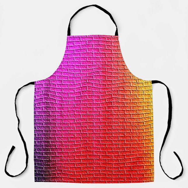 Rainbow colors abstract background. Gradient.abstr Apron (Front)