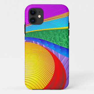 Rainbow Colors Abstract Fantasy iPhone 11 Case