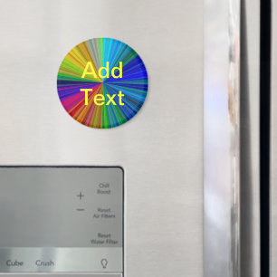 Rainbow Colors Add Quote Magnet