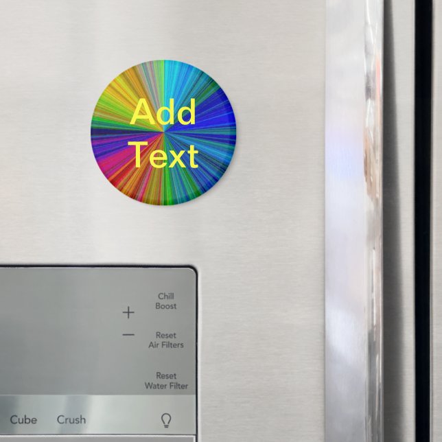 Rainbow Colors Add Quote Magnet (In Situ (Fridge))