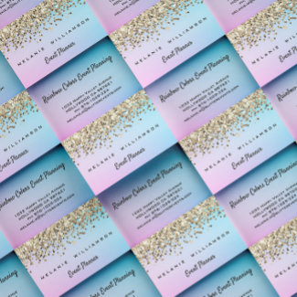 Rainbow Colors and Glitter Event Planner