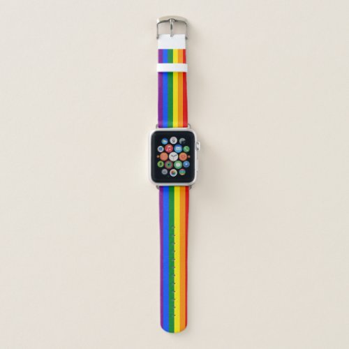 Rainbow colors apple watch band