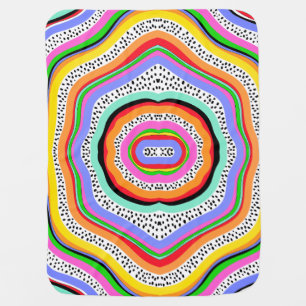 Rainbow Colors Baby Blanket