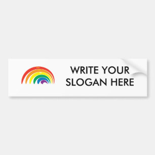 Rainbow Colors Bumper Sticker