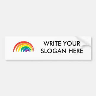 Rainbow Colors Bumper Sticker
