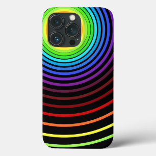 Rainbow Colors Circles iPhone Case - Choose Colors