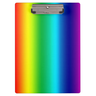 Rainbow Colors Clipboard