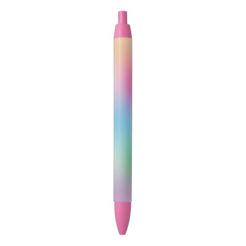 Rainbow Colors Colorful Trendy Template Beautiful Blue Ink Pen