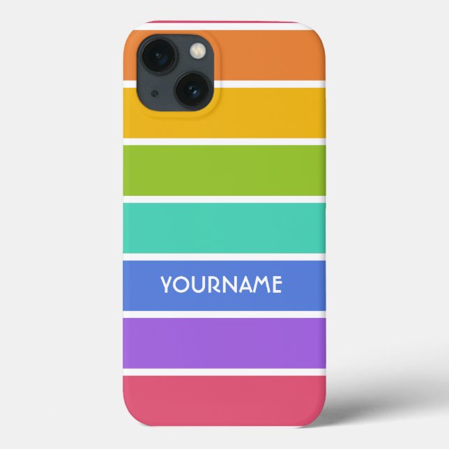 Rainbow Colors custom cases (Back)