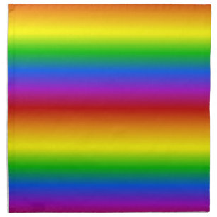 Rainbow Colors custom cloth napkins