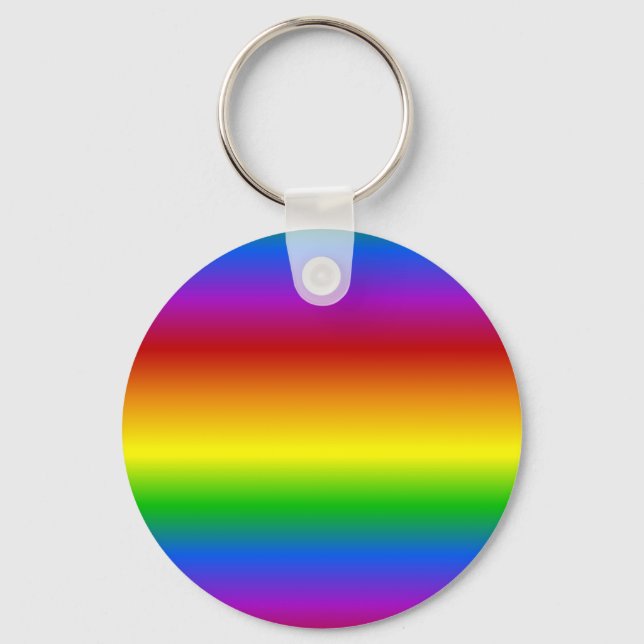 Rainbow Colors custom key chain (Front)