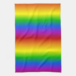 Rainbow Colors custom kitchen towels