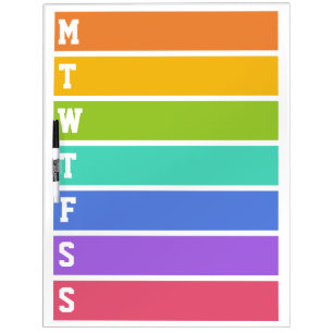 Rainbow Colors custom message board