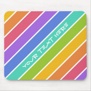 Rainbow Colors custom mousepad