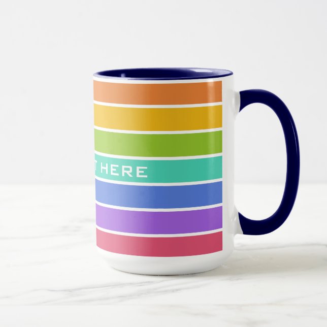 Rainbow Colors custom mugs (Right)