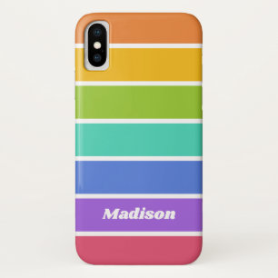 Rainbow Colors custom name phone cases