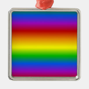 Rainbow Colors custom ornament