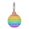 Rainbow Colors custom pet tag