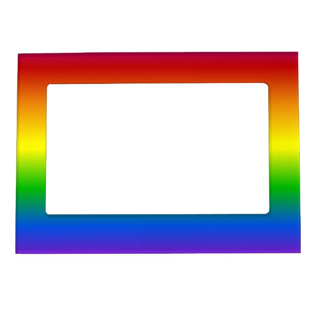 Rainbow Colors custom picture frame (Front)