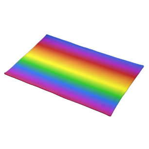 Rainbow Colors custom placemat