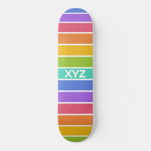 Rainbow Colors custom skateboards