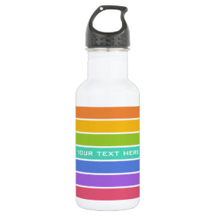 Rainbow Colors custom Stainless Steel Water Bottle