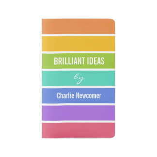 Colorful Notebooks & Journals | Zazzle