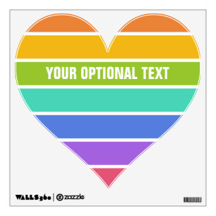 Rainbow Colors custom wall decals