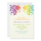 Rainbow colors damask wedding rehearsal dinner