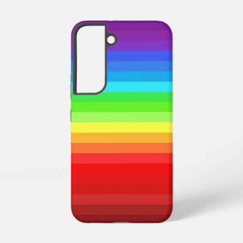 Rainbow Colors Design Colorful Samsung Galaxy S22 Case