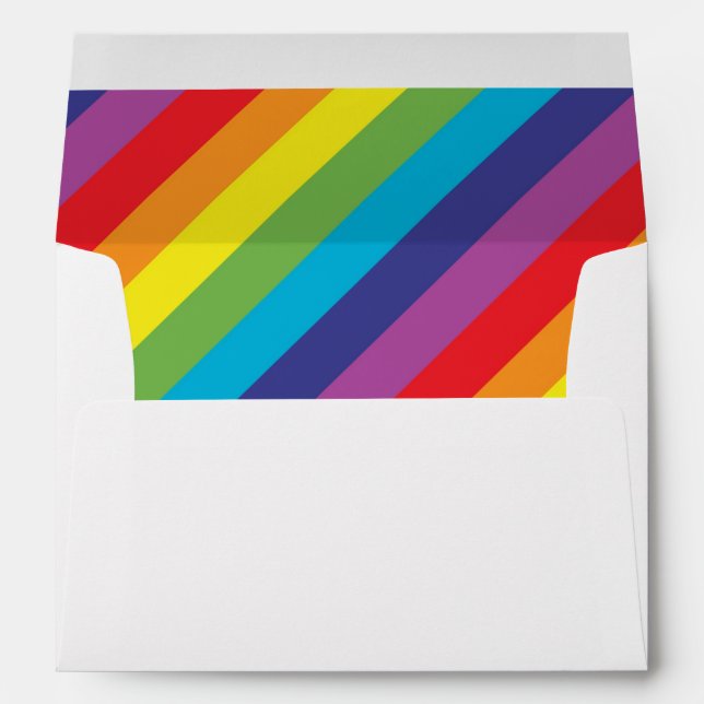 Rainbow colors envelope (Back (Bottom))