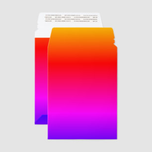 Rainbow Colors Envelope Mailers