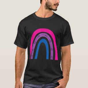 Rainbow Colors Flag Pride Biseual Bi T-Shirt