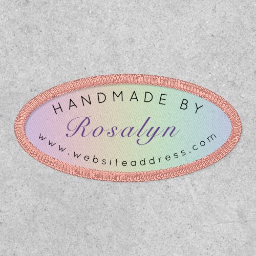 Rainbow Colors Handmade By Name Website Business Patch